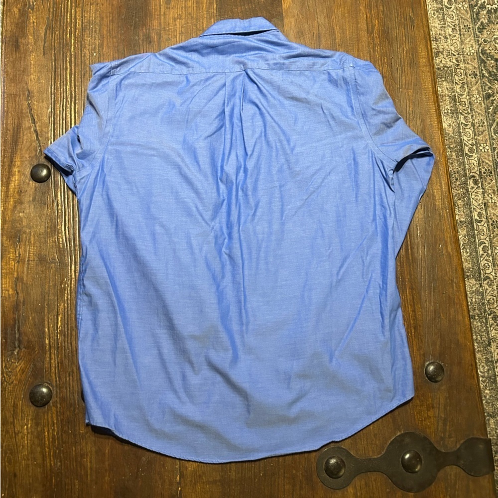 Club Room Light Blue Casual Button-Down Shirt - Picture 2 of 3